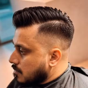 Men keratin smoothing and anti-frizz hair treatment at The Groomsmen salon in Oud Metha, Dubai
